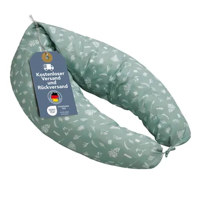 Produktbild von XXL Stillkissen grün | Schwangerschaftskissen | 190 x 40 cm | Xdream | waschbar