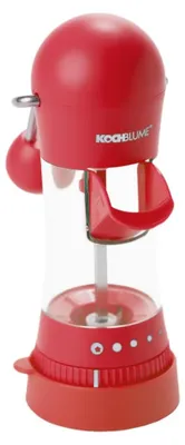 Gewürzmühle für Pfeffer oder Salz, Rot, 6 x 16,5 cm, Keramikmahlwerk