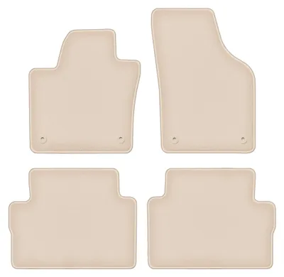 Immagine prodotto di Tappetini in moquette per Volkswagen Sharan II 2010- (monovolume) – set 4 pezzi, beige, su misura – Wielganizator FORTUNA – versione W0023