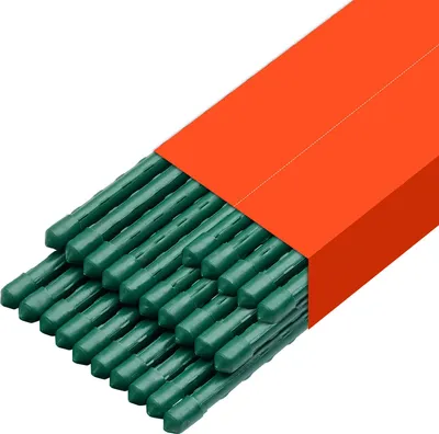 Produktbild von Rankhilfe, 25er-Pack, Pflanzstab ⌀11x1800 mm, kunststoffbeschichtete Metall-Tomatenstäbe