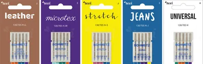 Obrázok produktu pre Súprava 5 typov ihiel, zvýhodnená pre domáce šijacie stroje