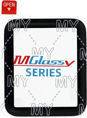 Produktbild von MUSTTBY Glas + OCA passend für APPLE Watch Serie 1-42MM