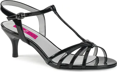 Produktbild von KITTEN-06 Damen Sandale von Pleaser Pink Label, Schwarz EU 39, US 9