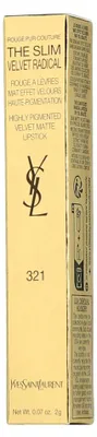 Obrázok produktu pre Yves Saint Laurent Lippenstift Yves Saint Laurent Rouge Pur Couture The Slim Velvet Radical Rúž 321 2.1gr