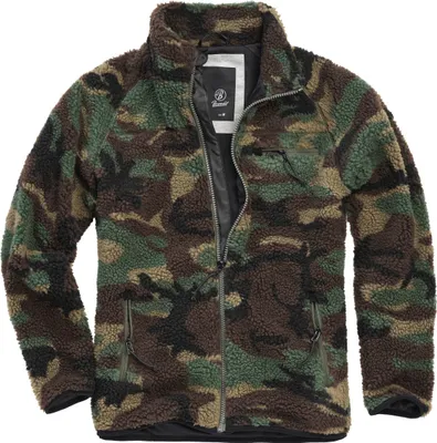 Obrázek produktu pro Pánská bunda Brandit Teddyfleece Jacket woodland - 5XL