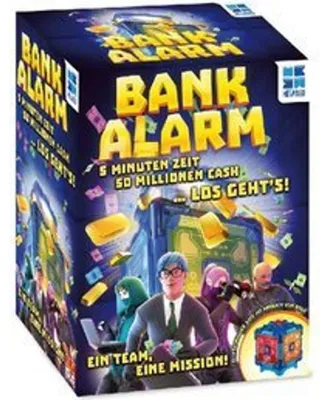 Zdjęcie produktu dla Megableu Bank Alarm Spółdzielcza gra planszowa Gra rodzinna Gra zręcznościowa dla całej rodziny Gra planszowa od 7 lat 2 - 4 graczy