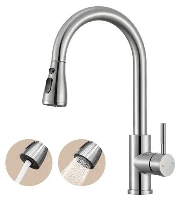 Obrázok produktu pre Výsuvná kuchynská batéria s flexibilnou výlevkou