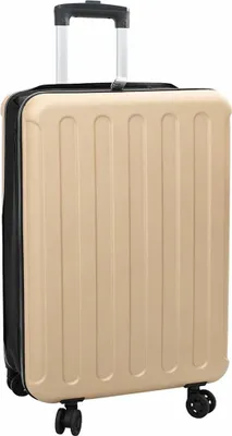 Obrázek produktu pro Kufr se zámkem champagne 43 x 27 x 66 cm ABS plast
