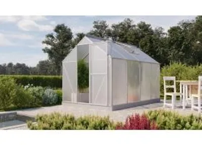 Produktbild von Vitavia Gewächshaus "Eos 6000" aluminium 6,0 m² 4 mm HKP