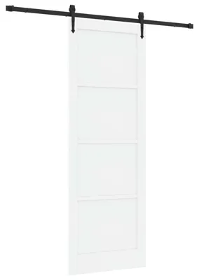 Produktbild von Schiebetür ORKDAL Weiß und Schwarz 83 x 232 cm