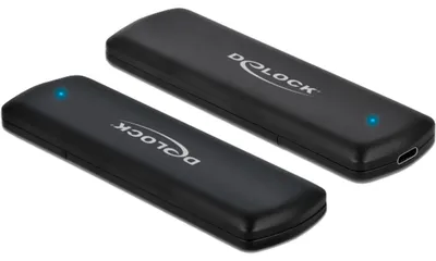 Produktbild von Delock Externes Gehäuse für M.2 NVMe PCIe SSD mit USB Type-C" Buchse - werkzeugfrei