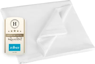 Produktbild von Betttuch Bettlaken, 300x300 cm, 100% Baumwolle, weiß