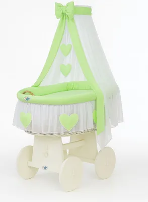 Produktbild von Bellafurn Babykorb, handgewebtes Kinderbett, sichere und komfortable Schlafumgebung