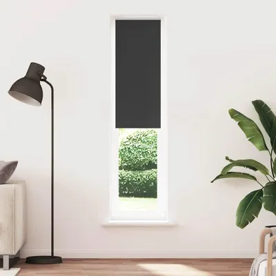 Produktbild von vidaXL Verdunkelungsrollo Schwarz 50x230 cm Stoffbreite 45,7 cm