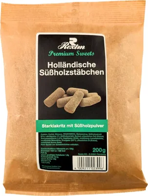Produktbild von Rexim Premium Sweets Holländische Süßholzstäbchen 200g