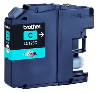 Obrázek produktu pro Brother LC123C, Azurová, 1 kusů, 600 str., Balení po jednom