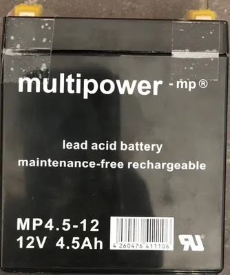Produktbild von Multipower Bleiakku MP4,5-12 - 12V 4,5Ah