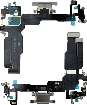 Immagine prodotto di Per Apple iPhone 15 porta di ricarica Dock Connettore di riparazione Parte di ricambio blu