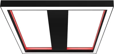 Produktbild von Lucande Smart LED-Deckenleuchte Tjado, 50 cm, schwarz, RGBW