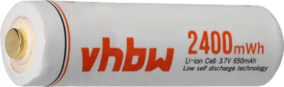 Produktbild von vhbw Akku AA Mignon für diverse Geräte - Akkuzelle, 650 mAh, 3,7 V, Li-Ion