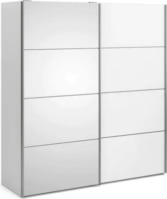 Immagine prodotto di Dmora Guardaroba 2 Ante Angri 64x201.5h cm Bianco, Appendiabiti 2 Ante