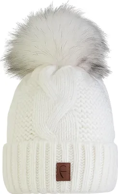 Produktbild von Faera Weiche und warme Strickmütze für kalte Wintertage One Size