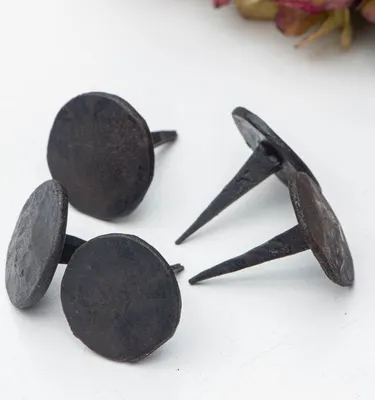 Produktbild von Nagel, Flacher Kopf, Holznägel |Eisen geschmiedet, schwarz |H3,3xB3,0cm