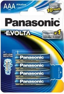 Produktbild von Panasonic - EVOLTA - LR03 / Micro AAA / MN2400 - 1,5 Volt Alkaline - 4er Blister