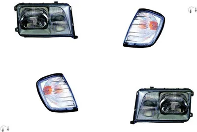 Zdjęcie produktu dla Johns, reflektory pasują do Mercedes W124 93-95 + H4 H3 zestaw prawy + kierunkowskazy