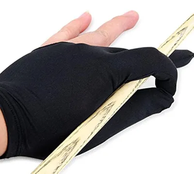 Productafbeelding van Drievinger Billiard Handschoenen - Zwart - 5 stuks