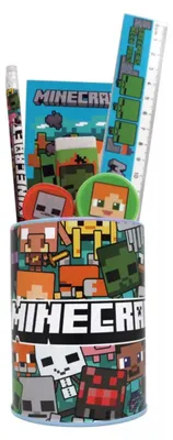 Immagine prodotto di Minecraft, Creepers: Hanno bisogno di abbracci. Set da scrittura in 7 pezzi