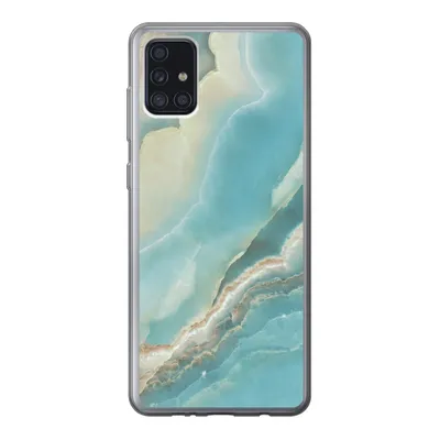 Produktbild von MuchoWow® Handyhülle Schutzhülle Hülle für Samsung Galaxy A52 5G Naturstein - Mineralien - Chic Silikon Softcase Handy Hülle - Umschlag