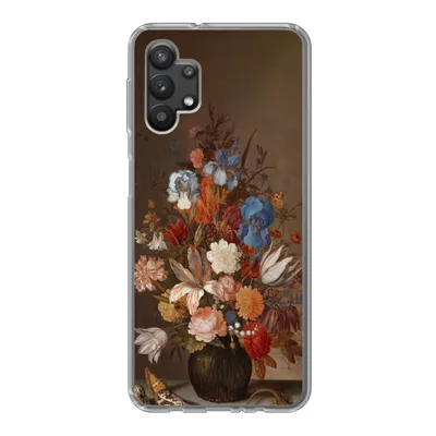 Produktbild von MuchoWow® Handyhülle Schutzhülle Hülle für Samsung Galaxy A32 5G Stilleben mit Blumen - Kunst - Alte Meister Silikon Softcase Handy Hülle - Softcase
