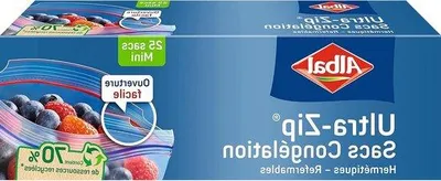 Obrázok produktu pre 25 mini vrecúšok so zipsom, 0,5 l, zips, 70 % recyklované, na mrazenie