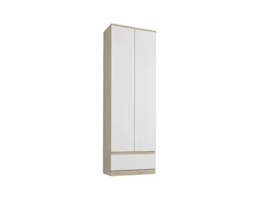 Produktbild von Framire Regal mit Schubladen und Fächern 60 x 35 cm, Modell MODERN B4, Sonoma Weiß