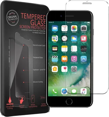 Produktbild von 2x Conie Glasfolie für iPhone 7 Plus / 8 Plus Displayschutz Folie Panzer Glas Premium Schutzfolie Set Blasenfrei