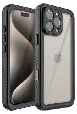 Immagine prodotto di Custodia impermeabile Redpepper Dot Plus per Apple iPhone 16 Pro Max - Colore: Nero