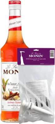 Produktbild von Monin Siroop Winter Spice (70 cl) + Monin Siroop Pompje (10ml)