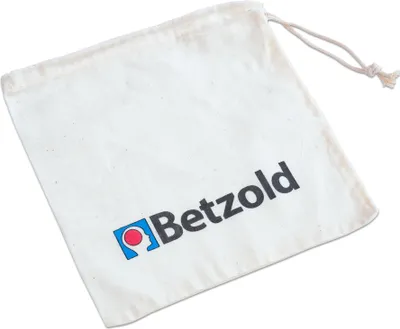 Produktbild von Betzold Stoffbeutel mit Aufdruck, 5 Stück, Setgröße: 5 Stück