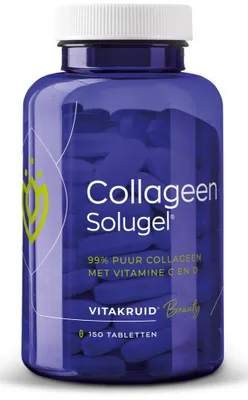 Produktbild von Vitakruid Collagen Solugel® Tabletten mit Vitamin C & D (150 Tabletten)