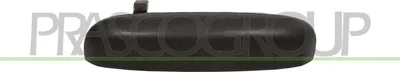 Produktbild von PRASCO FT1248202 Türgriff Hinten Links für FIAT Panda Schrägheck (312, 319) Schwarz