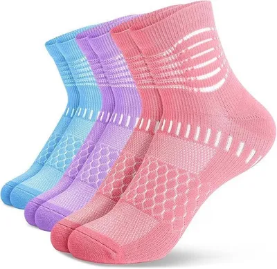 Obrázok produktu pre Kompresné ponožky na šport, uni, 3 páry, podpora, pre beh