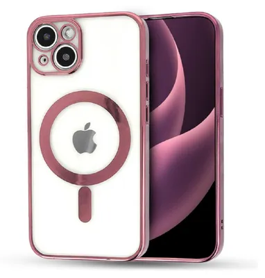 Immagine prodotto di Custodia MagSafe con protezione della fotocamera compatibile con iPhone 15 Pro Rose