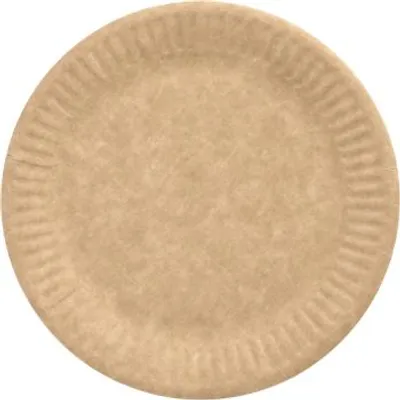 Produktbild von Teller, Pappe "pure" rund Ø 15 cm braun