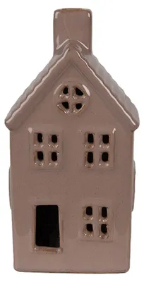 Immagine prodotto di Clayre & Eef Casa decorativa con LED 8x6x15 cm in Vetroceramica marrone