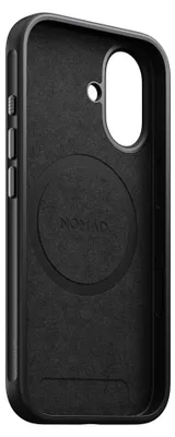 Image de Nomad Modern Cuir Coque iPhone 17 – Contrôle précis de la caméra avec bouton en cristal de saphir – Bouton d'action texturé pour une meilleure prise – Cuir standard de Nomad pour durabilité et style