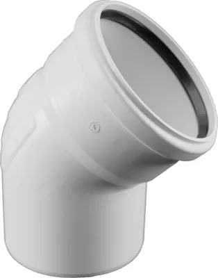 Produktbild von Rehau Schalldämmender Raupiano Plus Bogen DN 50-45°