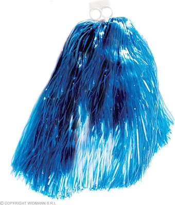 Produktbild von Ein Pom Pom Cheerleader Pompon blau