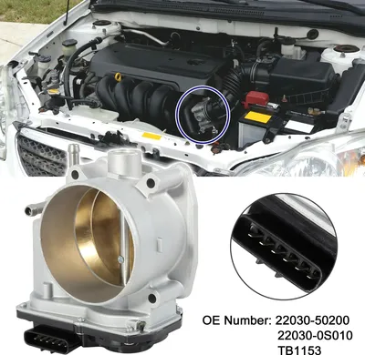 Image de 22030-0F010 Ensemble Corps Papillon électronique pour Voiture 3.0L
