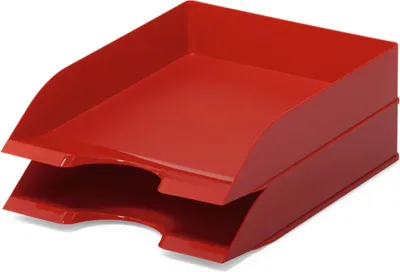 Produktbild von DURABLE Briefablageschale BASIC A4, 1701672080 rot